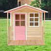 Wooden Cubby House Kids Cottage Outdoor Playhouse Children Game Centre Play Toy