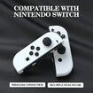 Joy Con Controller Compatible with Switch, Wireless Replacement for Switch Joycon, Left and Right Switch Controllers Joycon Support Dual Vibration/Wake-up Function/Motion Control(White)