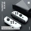 Joy Con Controller Compatible with Switch, Wireless Replacement for Switch Joycon, Left and Right Switch Controllers Joycon Support Dual Vibration/Wake-up Function/Motion Control(White)