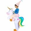 Inflatable Costumes Unicorn Fancy Costume Halloween Cosplay Fantasy Costume Kids 80-120CM