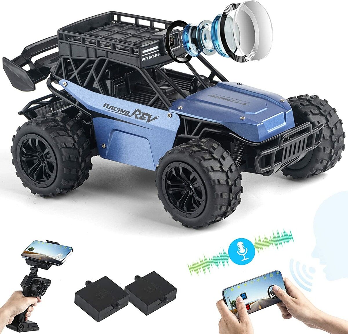 Remote Control Cars with 1080P Camera Talkie with 5G FPV UHD Camera