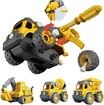 Transform The Toy Into A Robot With 5 Vehicles, Assemble And Disassemble