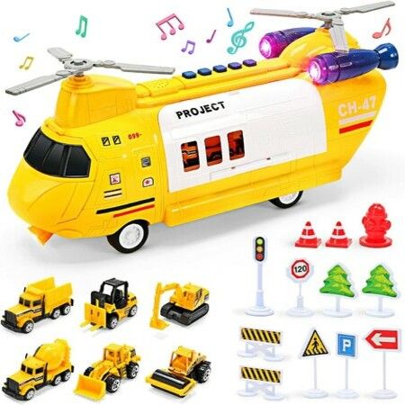 Transportation Airplane Toy Set 6-Piece Set For Kids Boys Girls
