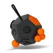 Fidget Dodecagon –12-Side Fidget Cube Relieves Stress and Anxiety Anti Depression Cube for Children and Adults with ADHD ADD OCD Autism (Black)