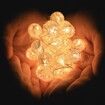 Christmas Lights, 10ft Frosted Globe Lights 30 LED Battery Operated Soft White Globe Decorative Lights for Bedroom
