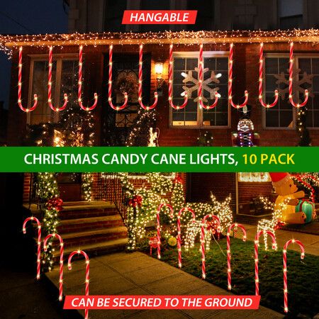 candy cane lights outdoor solar