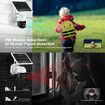 Solar Security Camera Wireless Home CCTV Spy 4G Surveillance System Indoor Outdoor with Battery Remote Control x 4