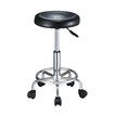 Salon Chair Barber Stool Hairdressing Beauty Clinic Height Adjustable Rotatable Round PU Black