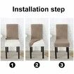 Dining Chair Covers Stretch Chair Covers Parsons Chair Slipcover Chair Covers for Dining Room Set of 2, Khaki