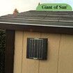 Solar Panel Fans Kit, 5W Fan  Ventilator Fan for Chicken Coops, Greenhouse, Pet House ,Car