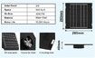 Solar Panel Fans Kit, 5W Fan  Ventilator Fan for Chicken Coops, Greenhouse, Pet House ,Car