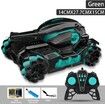 RC Tank Car 12Kmh for All Terrains Launch Water Bomb 2.4 Ghz Car with 180°Shooting 360°Rotating Road 4WD Age 6-8 ?Black-Green)