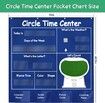 Circle Time Center Classroom Pocket Chart Educational Pocket Chart Teaching Materials Learning Calendar Weather Counting Letter Color Shape