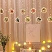 USB LED Curtain Hanging Decorative Lights for Backdrop Wall Bedroom Wedding Christmas, Outdoor Waterproof Butterfly Lights