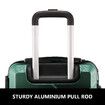 2 Piece Luggage Set Carry On Travel Hard Shell Suitcases Traveller Travelling Rolling Trolley Checked Vanity Bag Lightweight