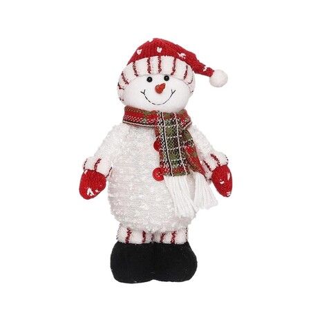 Christmas Snowman Doll Decor Snowmen Plush Decoration For Kids Gifts Boy Snowma