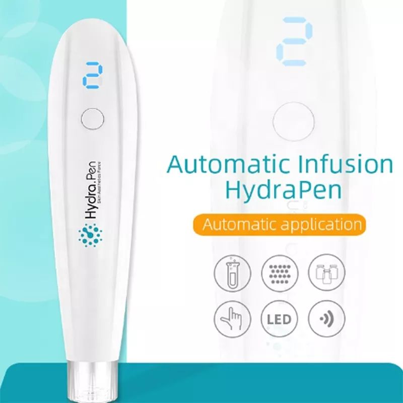 Microneedling Pen Automatic Serum HydraPen Skin Care Tool for Home Personal Use 10 Cartridges