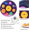 Solar System Dimple Planet Dimple Oversize Poppet Fidget Toy Space Astronomy Space Educational Toys for Christmas Birthday Gift