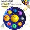 Solar System Dimple Planet Dimple Oversize Poppet Fidget Toy Space Astronomy Space Educational Toys for Christmas Birthday Gift