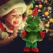 Electric Singing and Dancing Plush Funny Christmas Tree Mimicking Toys Gifts for Toddlers Kids