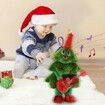 Electric Singing and Dancing Plush Funny Christmas Tree Mimicking Toys Gifts for Toddlers Kids