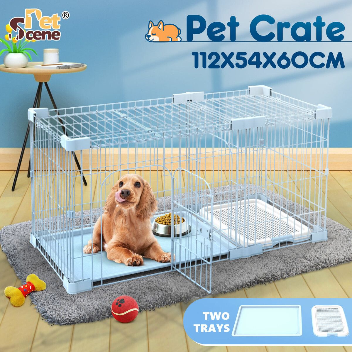 Dog Crate Cat Pet Cage Kennel Bird Rabbit Hutch Enclosure House Puppy