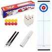 Mini Curling Bowling Board Game Set 2 in 1 Family Interactive Game Tabletop Shuffleboard Toy Best Gifts