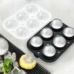 2 Pack Ice Cube Trays Sphere Ice Ball Maker with Lid & Large Square for Whiskey Cocktails Homemade Drinks Chilled