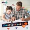 Wooden Puzzles for Toddlers Space Puzzle for Solar System Educational Preschool Learning Puzzle Montessori Early Activities for Kids