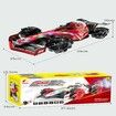 RC Stunt Car 4WD F1 Remote Control Car Rechargeable Spray of light Racing Play Car Gift for Kids Boys Girls-Red