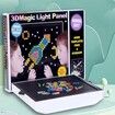 180 Pcs 3D Magic Light Planel Screen Educational Learning Toys Gifts Light Up Board Value Set Ages 4+