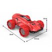 2.4 GHz Remote Control Stunt Drift Car 360°Flips All-round Driving RC Cars Toy for Boys Girls Age 14+ (Red)