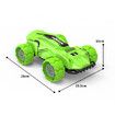 2.4 GHz Remote Control Stunt Drift Car 360°Flips All-round Driving RC Cars Toy for Boys Girls Age 14+ (Red)