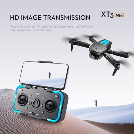 4K Drones with Camera Obstacle Avoidance Optical Flow Positioning Foldable Quadcopter Toys Rc Helicopter Gifts