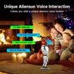 Aliens Star Projector Streamlet Galaxy Projector with Aliensun Voice Interaction Nebula Night Light Projector for Bedroom with Timer Remote