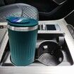 Auto Magnetic Coffee Cup with 3 Speed Mixing Function Stirring Mug with Wireless Mixing Strong Power for Coffee Mocha (Dark Green)