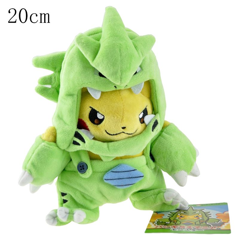 Cosplay Pikachu Peluche Doll Pokemon Plush Toy Tyranitar 20cm