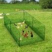 Chicken Run Pen Fence Duck Breeding Farm House Cage Poultry Mesh Netting Enclosure Hutch Outdoor Habitat