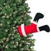 Santa Claus Leg Home Decoration Ornaments Prosthetic Window Man Party Garden Decoration