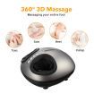 HOMASA Foot Massager Machine Spa Reflexology with Heat Shiatsu Deep Kneading 3 Modes Feet Massage Gift for Home Office