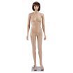 Female Mannequin Full Body With Short Wig Manikin Torso Display Stand Dress Form 175CM Adjustable Detachable Skin Tone