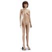 Female Mannequin Full Body With Short Wig Manikin Torso Display Stand Dress Form 175CM Adjustable Detachable Skin Tone