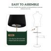 Male Mannequin With Shoes tray and Pants rack Torso Dress Form Display Stand Dummy Manikin Dressmakers Metal Base 165-185cm Black