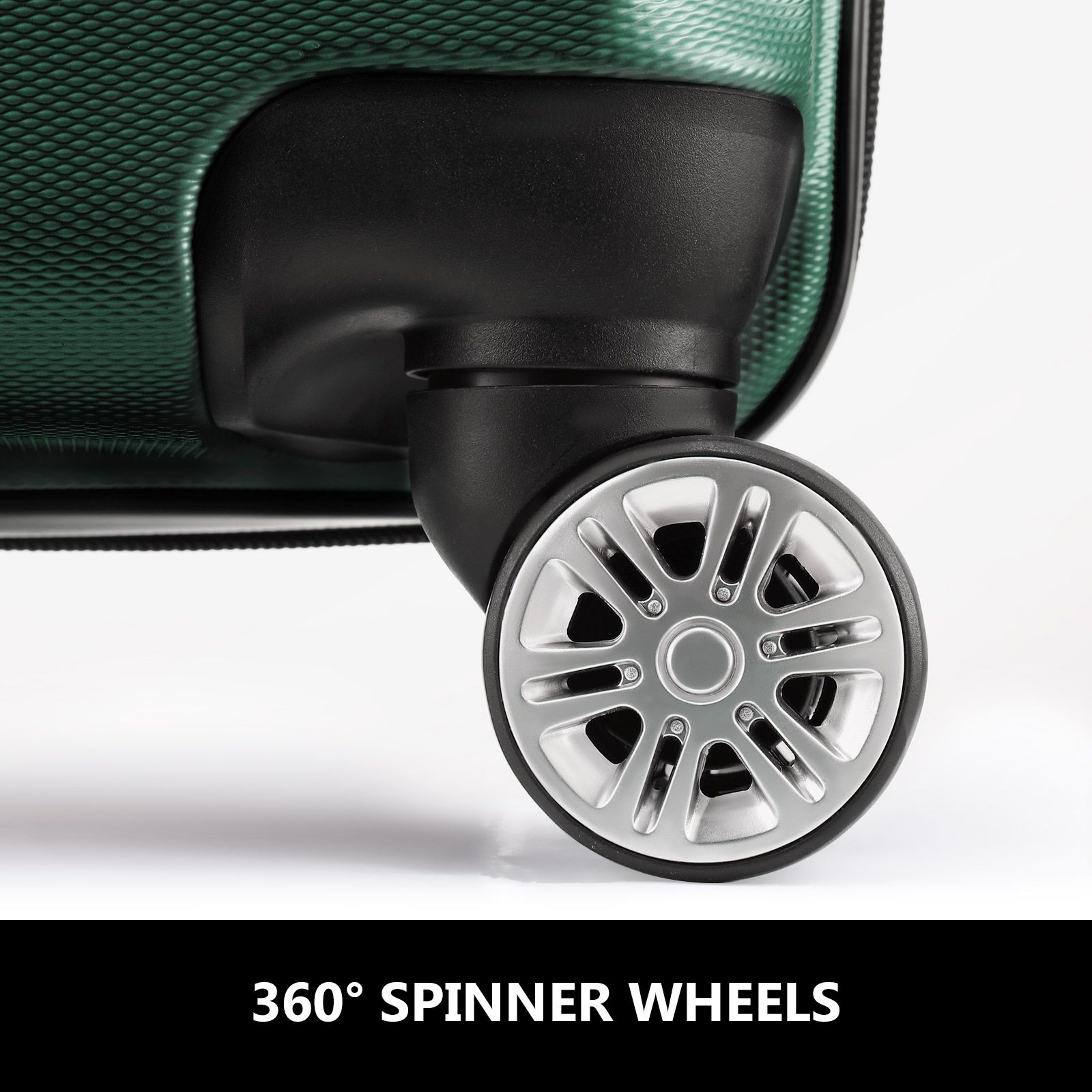 2 Piece Luggage Set Carry On Travel Hard Shell Suitcases Traveller