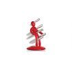 Unique Knife Holder Creative Humanoid Knife Holder Tool, Not Include Knifes (Red)