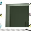 ArtissIn Buffet Sideboard Metal Cabinet - SWEETHEART Green