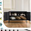 ArtissIn Buffet Sideboard Metal Cabinet - BASE Charcoal