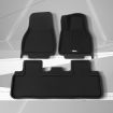 Weisshorn Car Rubber Floor Mats Front and Rear Fits Tesla Model Y 2021-2022