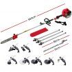 Giantz 65CC Pole Chainsaw Hedge Trimmer Brush Cutter Whipper Snipper Saw 9-in-1 5.6m