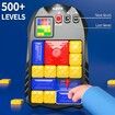 Super Slide Games 500+ Level Challenges Brain Teaser Puzzles Interactive Fidget Toys Handheld Brain Games Console Age 14+